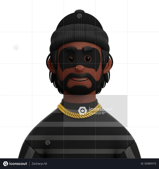 Dieb  3D Icon