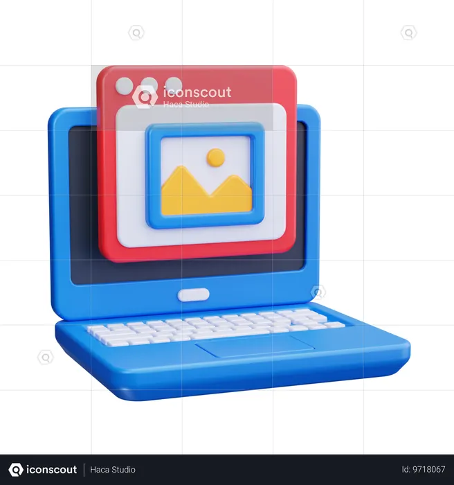 Digital Art  3D Icon