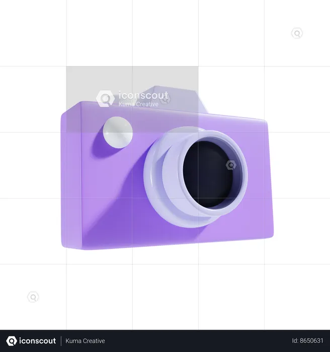 Digital Camera  3D Icon