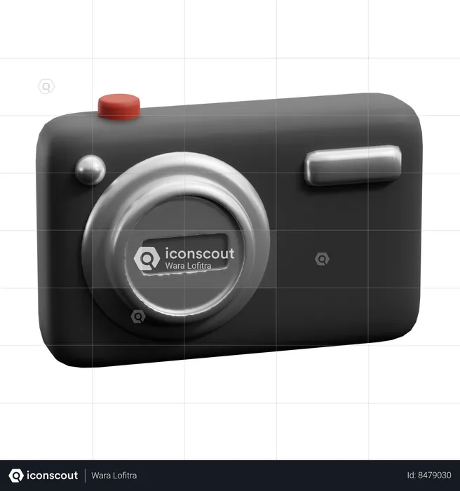 Digital Camera  3D Icon