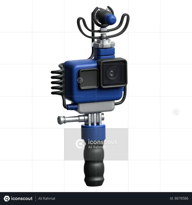 Digital Camera  3D Icon