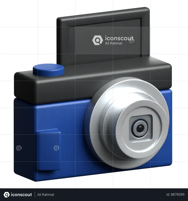 Digital Camera  3D Icon