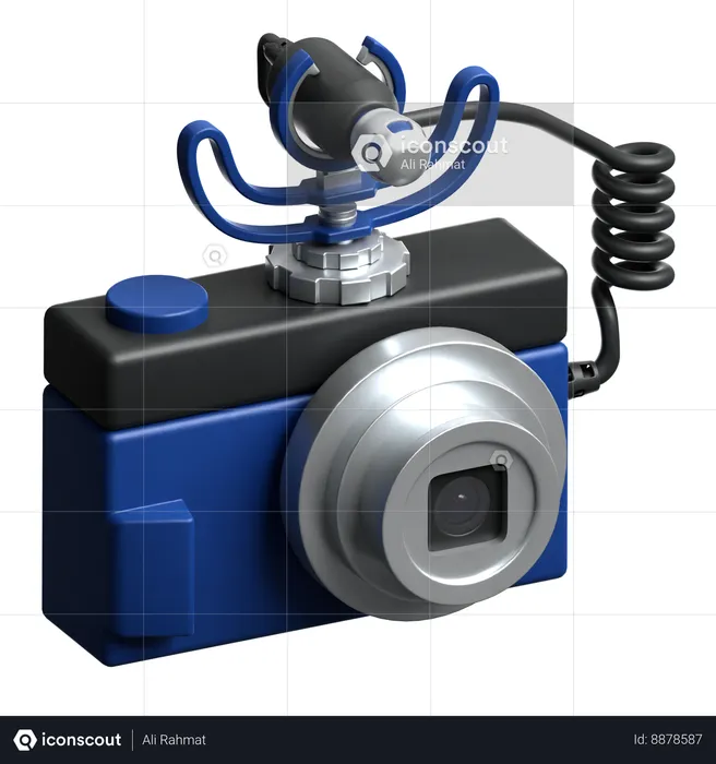 Digital Camera  3D Icon