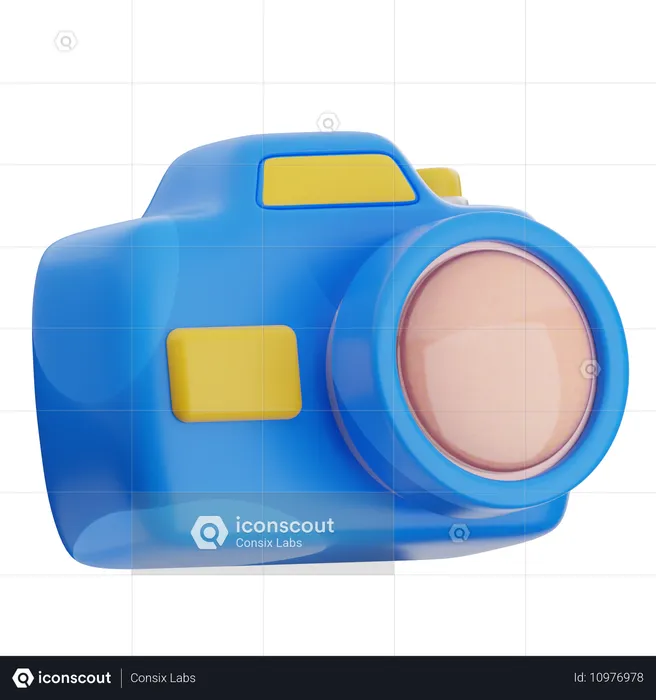 Digital Camera  3D Icon