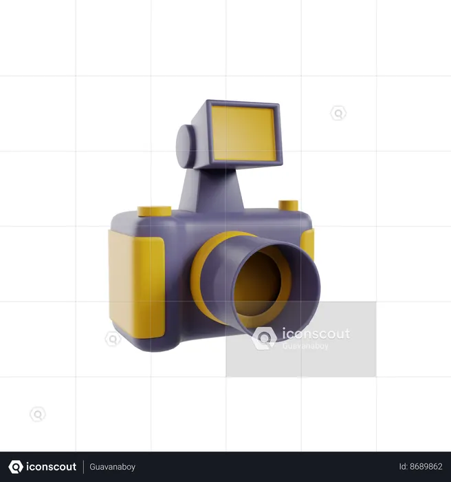 Digital Camera  3D Icon