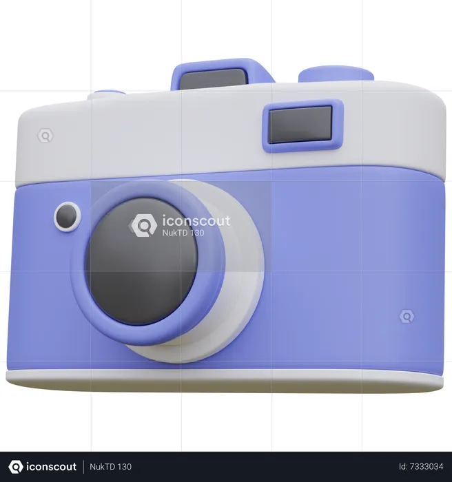 Digital Camera  3D Icon