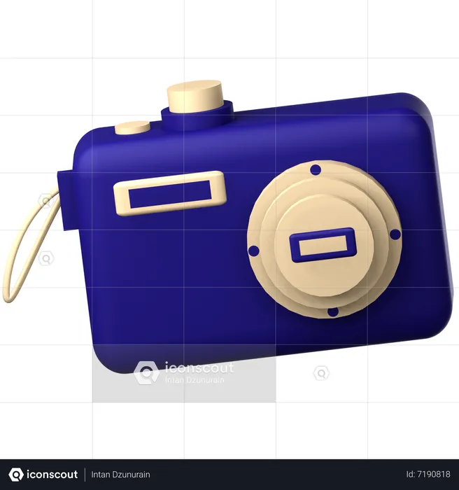 Digital Camera  3D Icon