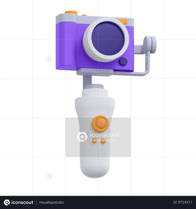 Digital Camera  3D Icon