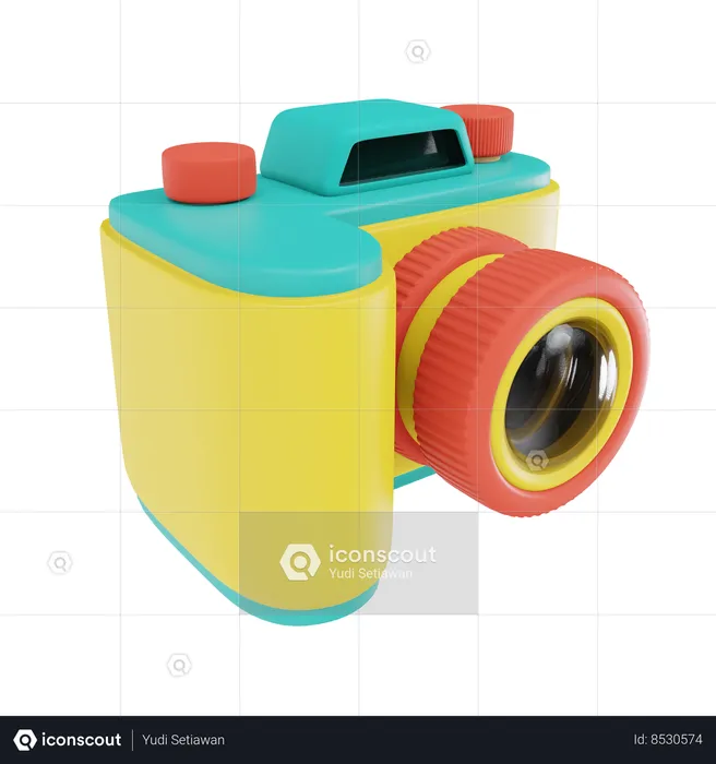 Digital Camera  3D Icon