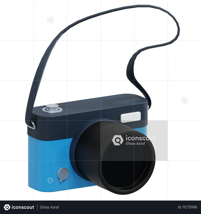 Digital Camera  3D Icon