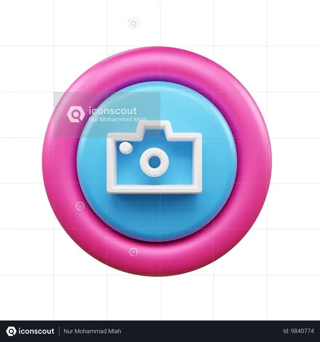 Digital Camera  3D Icon