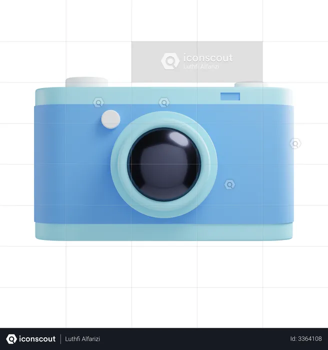 Digital Camera  3D Icon