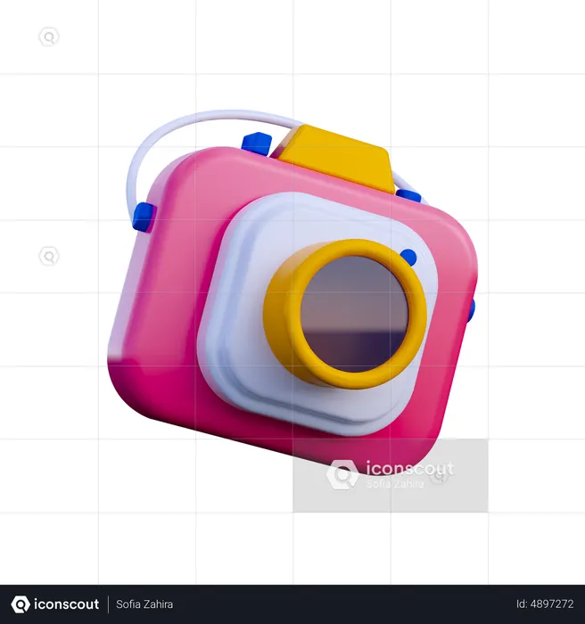 Digital Camera  3D Icon