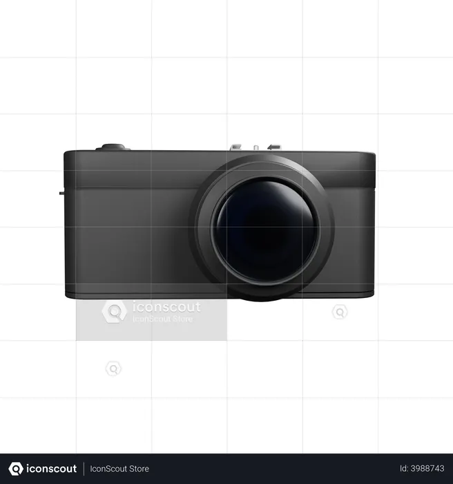 Digital Camera  3D Icon