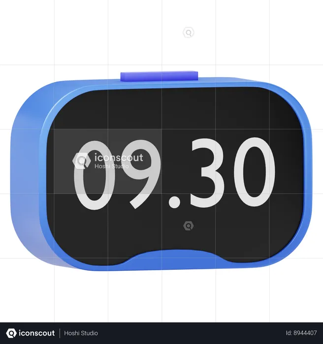 Digital clock  3D Icon