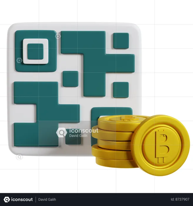 Digital Currency Exchange  3D Icon