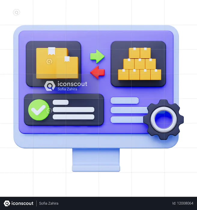 Digital Inventory  3D Icon