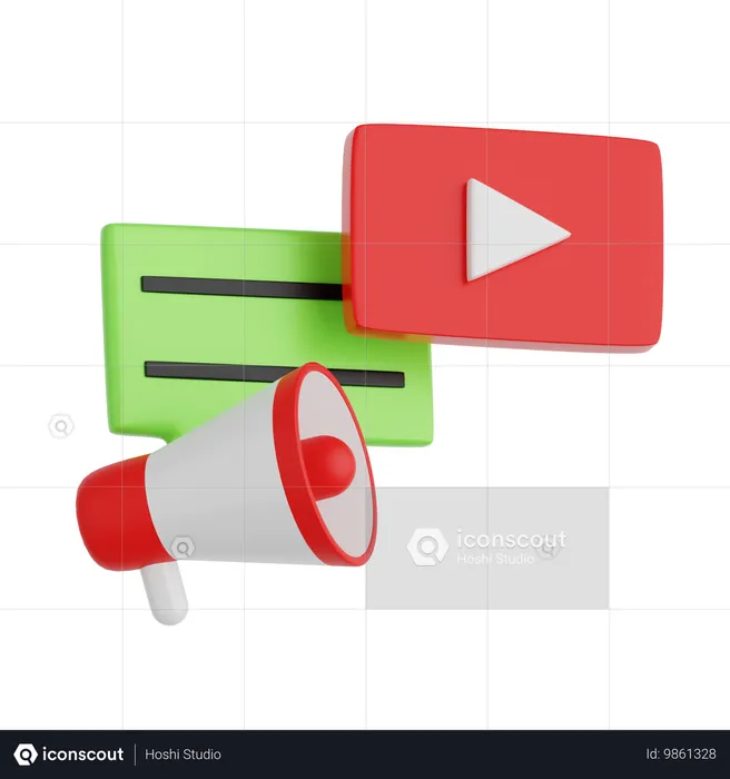 Digital Marketing  3D Icon