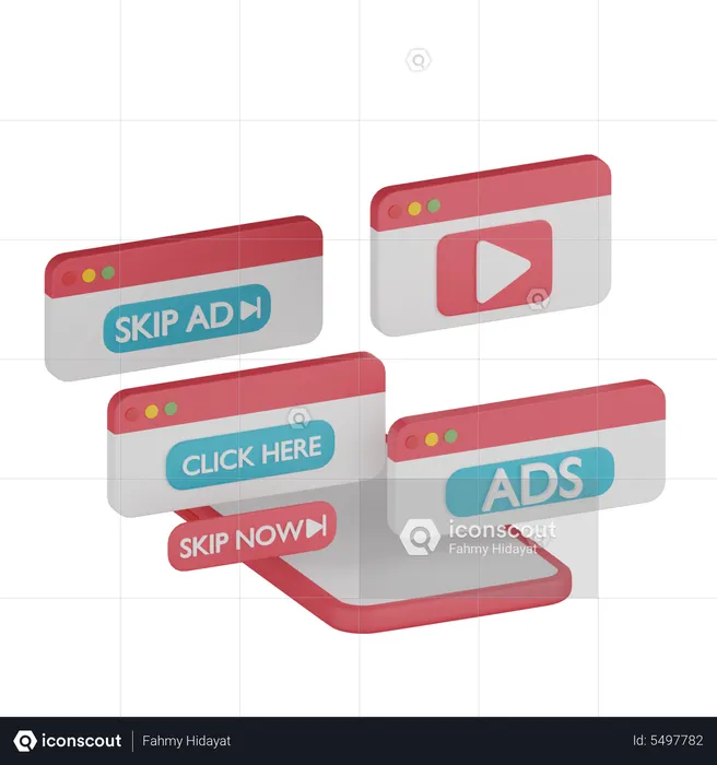 Digital Marketing  3D Icon