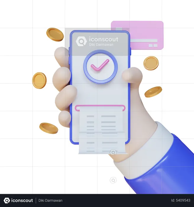 Digital Payment  3D Icon