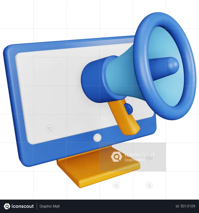 Digital Promotion  3D Icon