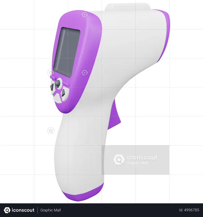 Digital Thermometer  3D Icon