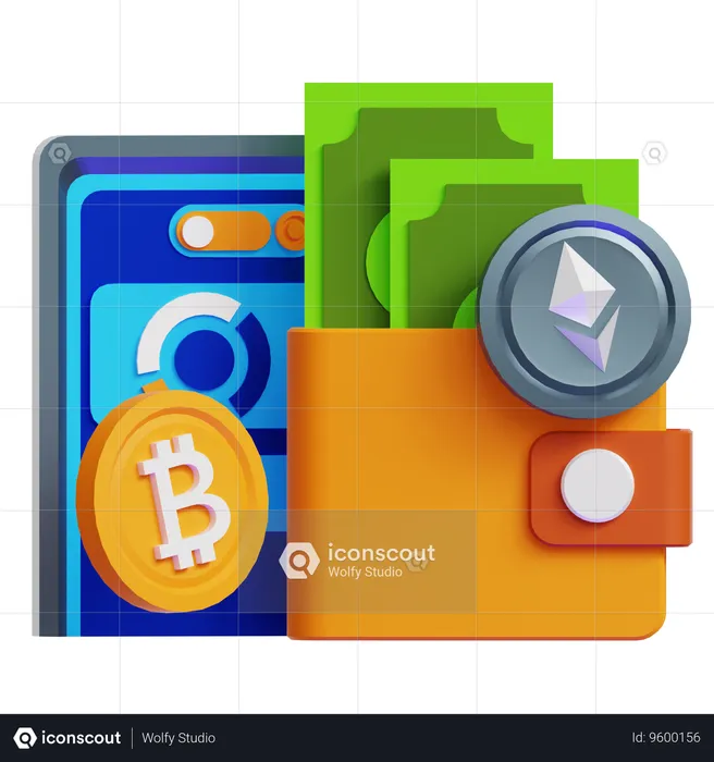 DIGITAL WALLET  3D Icon