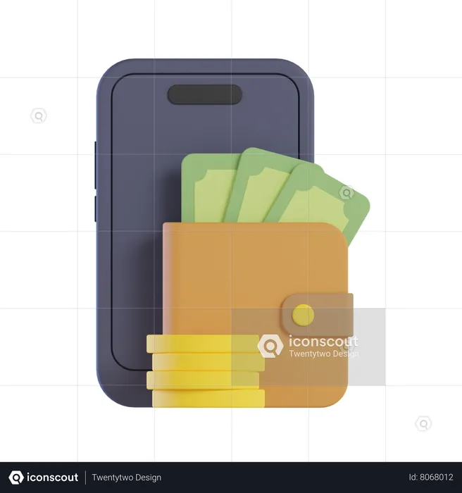 Digital Wallet  3D Icon