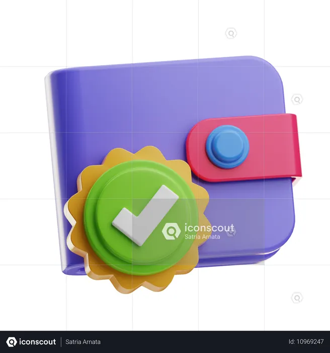 Digitale Geldbörse  3D Icon