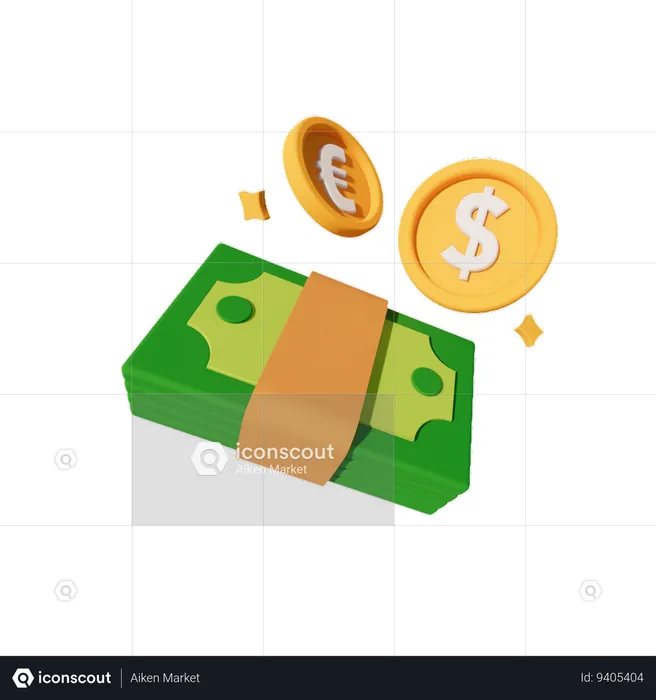 Dinero  3D Icon