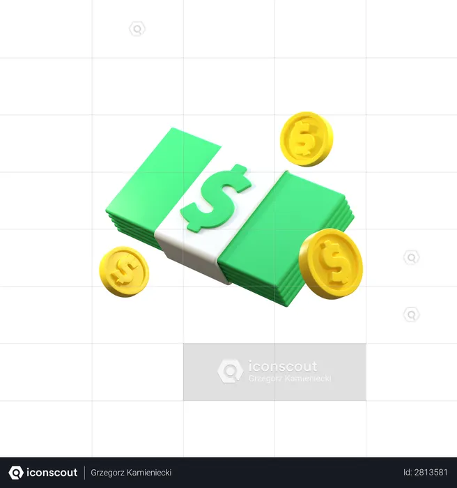 Dinero  3D Illustration