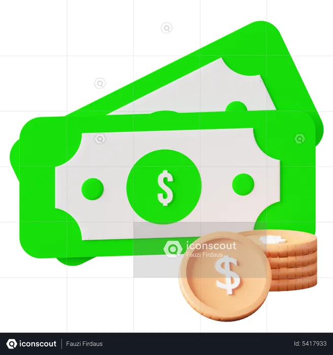 Dinero  3D Icon