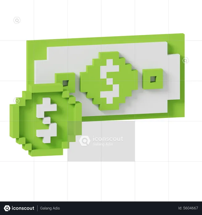 Dinero  3D Icon