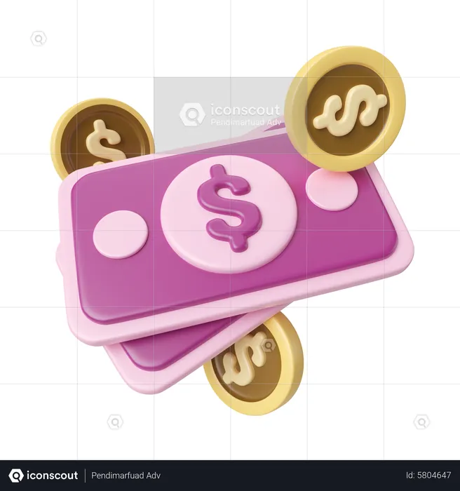 Dinero  3D Icon