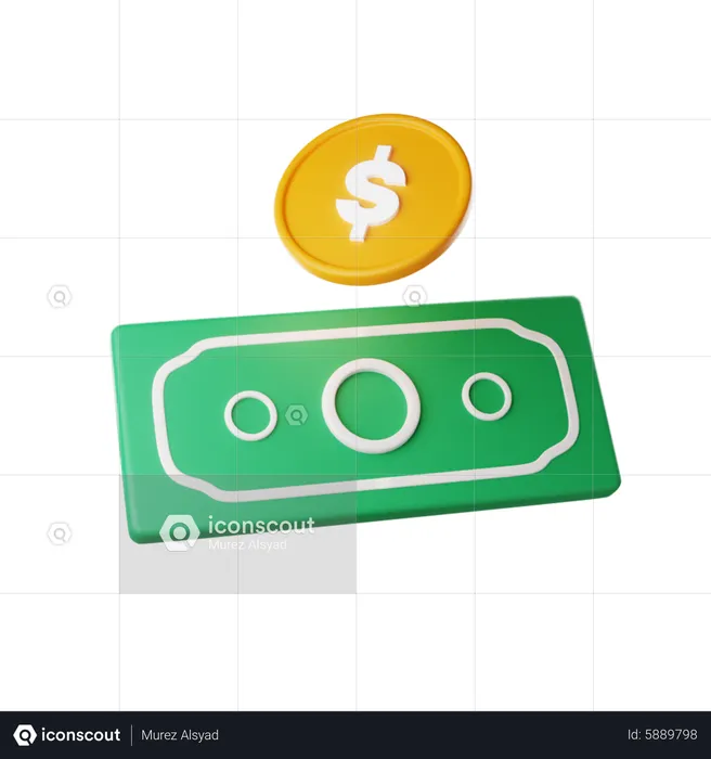 Dinero  3D Icon