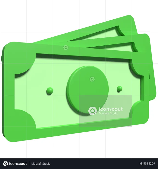 Dinero  3D Icon