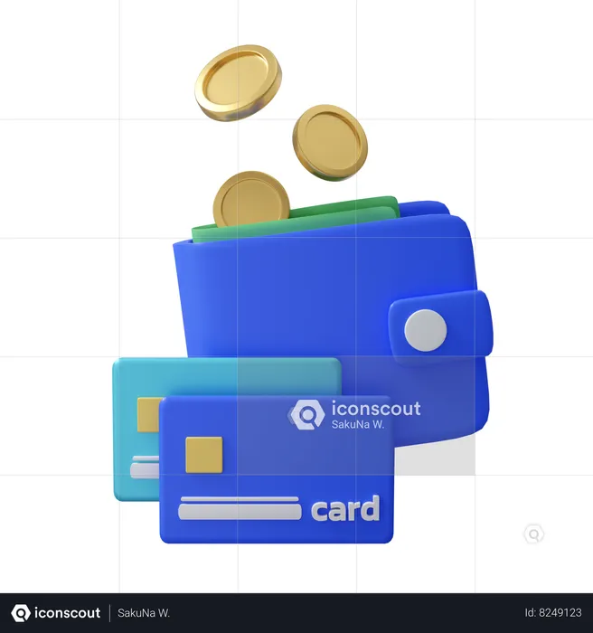 Dinero de bolsillo  3D Icon