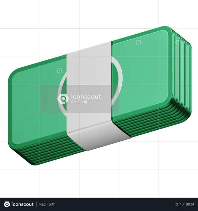 Dinero en efectivo  3D Icon