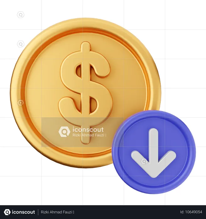 Recibir dinero  3D Icon