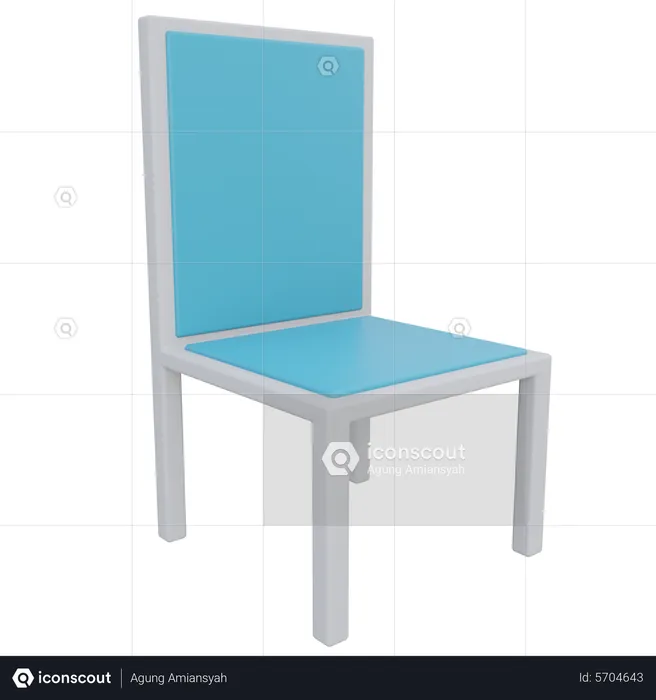 Dining Chair  3D Icon