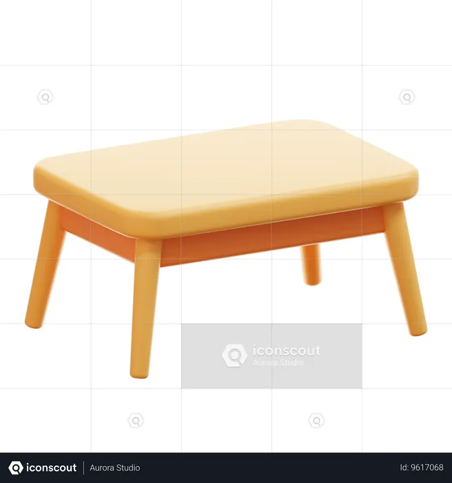 Dining Table  3D Icon