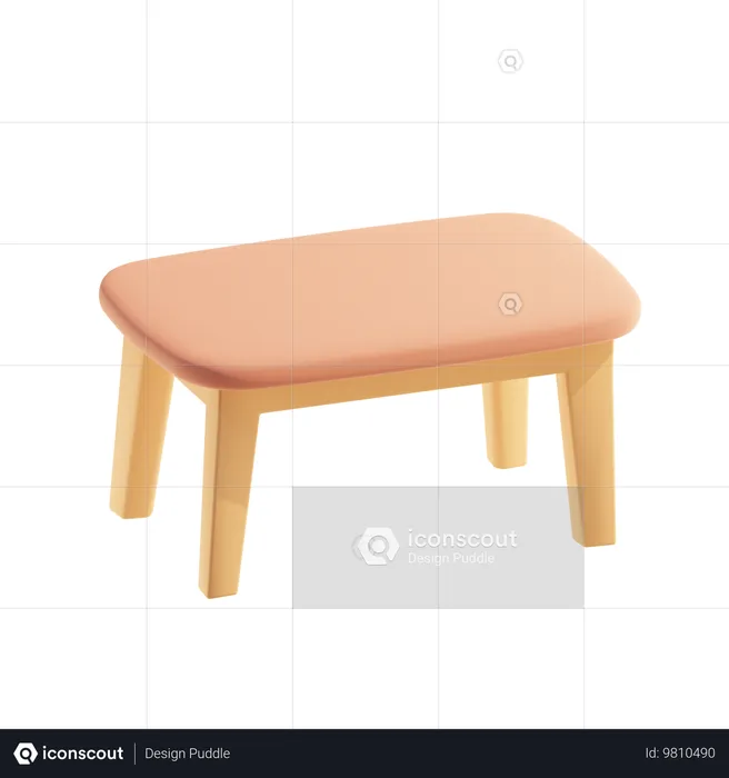 Dining Table  3D Icon