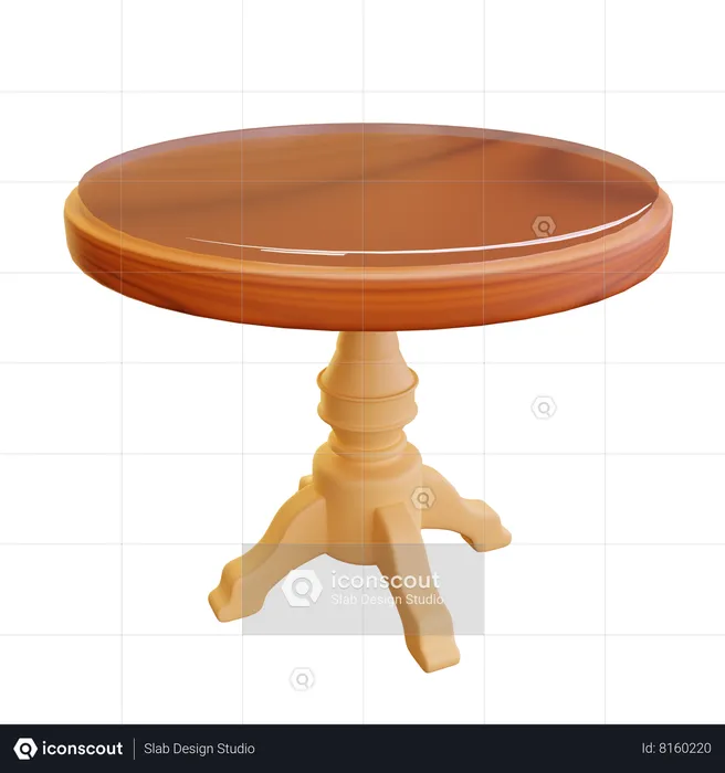 Dining Table  3D Icon