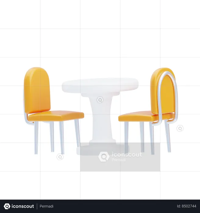 Dining Table  3D Icon