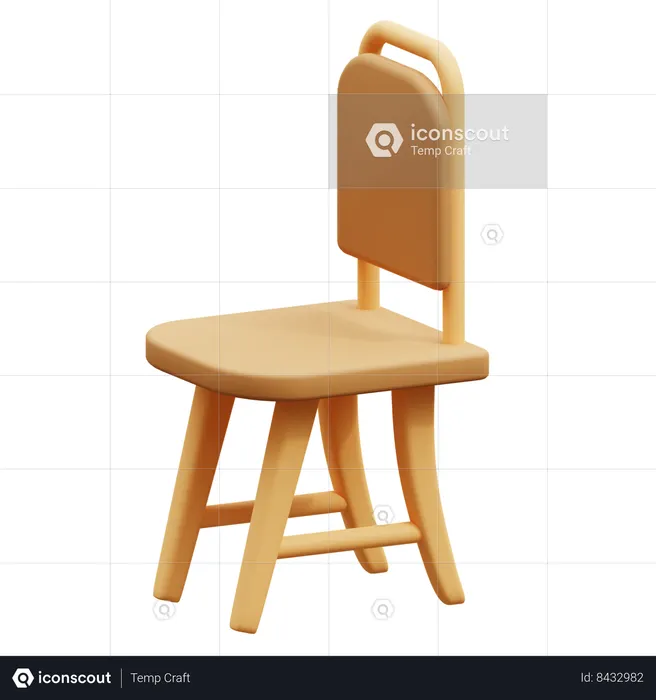 Dinning Chair  3D Icon