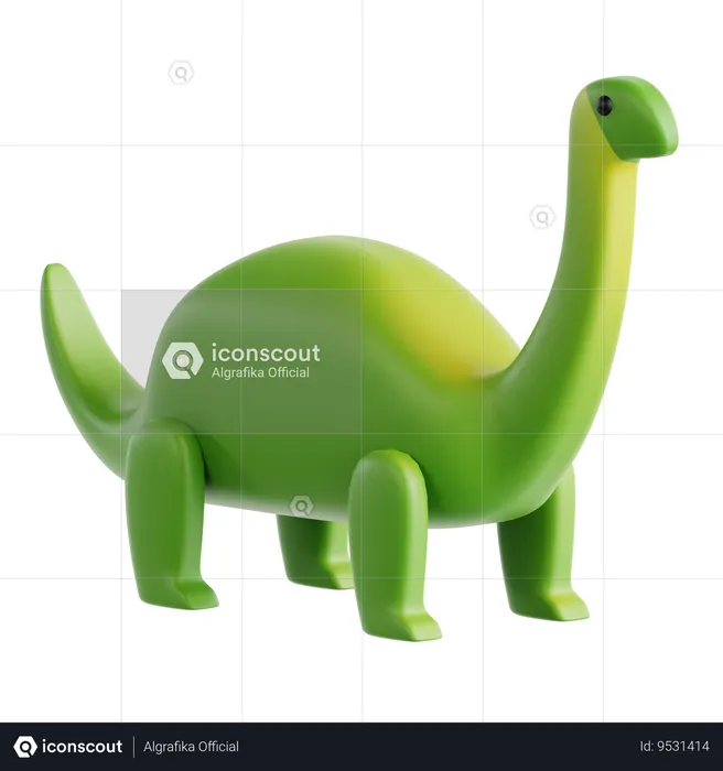 Dinosaur Toy  3D Icon