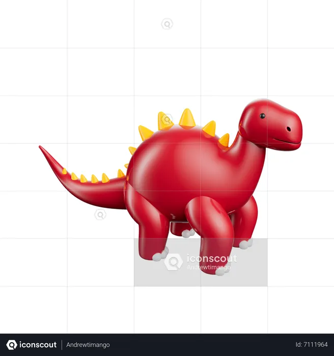 Dinosaur Toy  3D Icon
