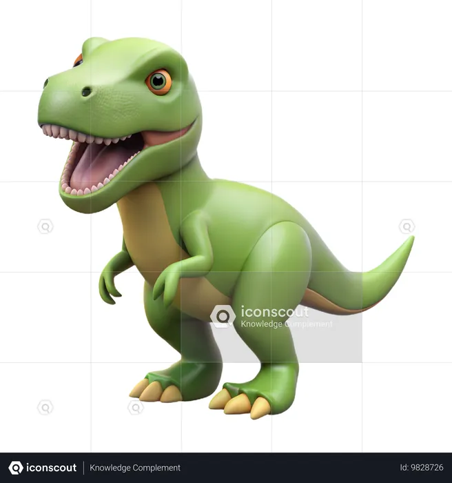 Dinossauro T-Rex  3D Icon