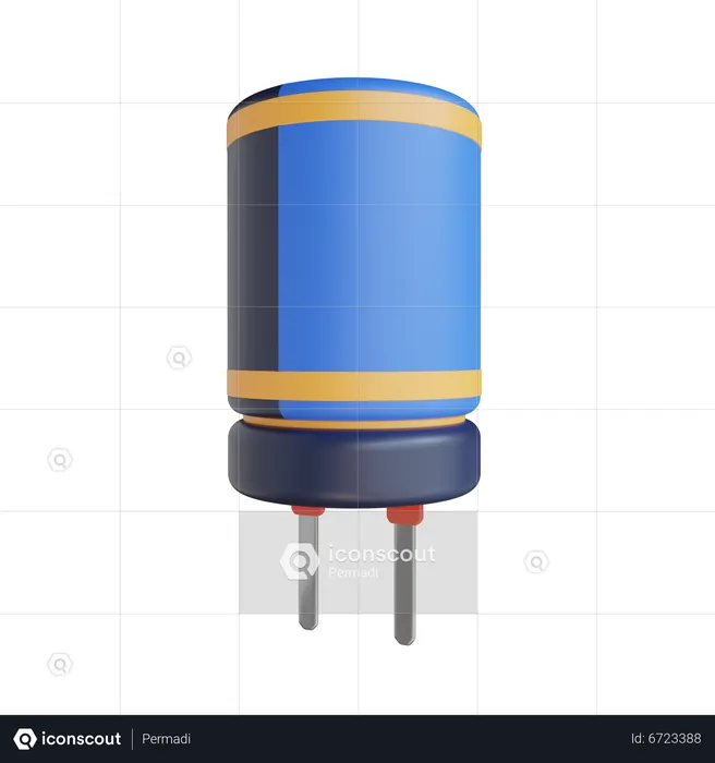 Diode Chip  3D Icon