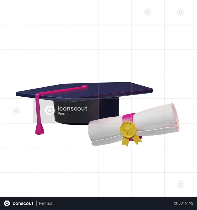 Diploma  3D Illustration